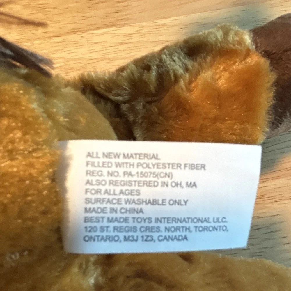 Best Made Toys International LLC Brown Horse Plush Surface Washable